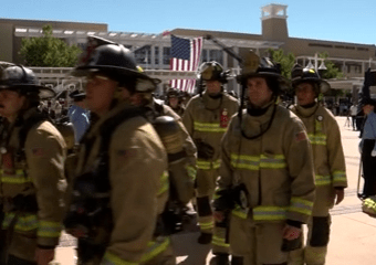 Albuquerque firefighters climb 110 flights for 9/11 memorial
