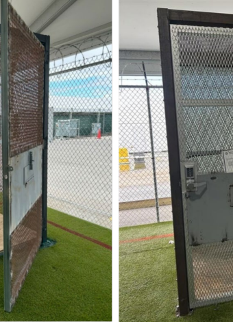 Alligator Alcatraz detainees held in cages the size of phone booths, report finds