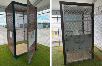 DHS report: Alligator Alcatraz detainees kept in phone booth-sized outdoor cages