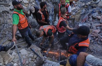 Gaza City building collapse kills 16 as ceasefire stalls