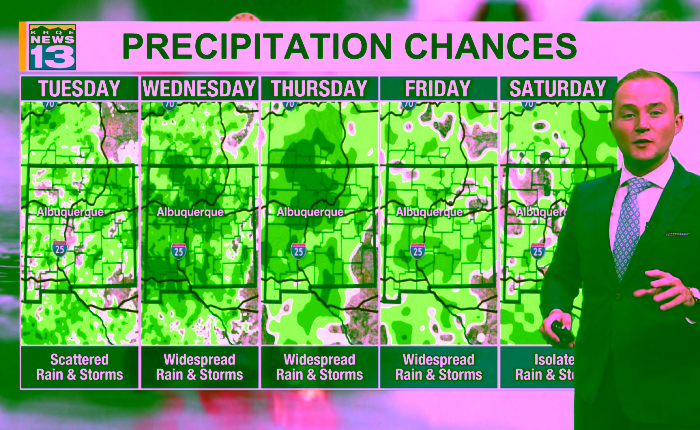 Monsoon moisture brings flash flood threat to New Mexico