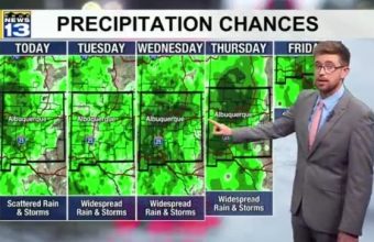Monsoon rain brings flash flood risk to New Mexico