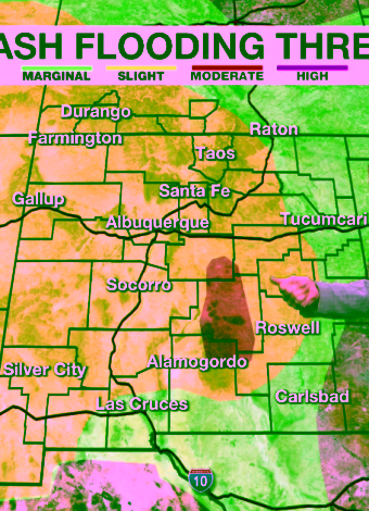 New Mexico braces for widespread rain ahead