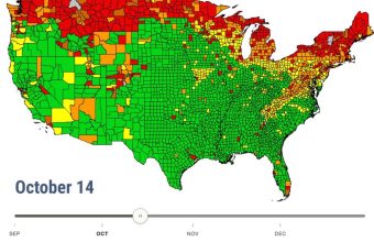 Old Farmer’s Almanac releases 2026 fall foliage map