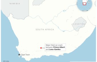 Western Cape minibus taxi crash kills at least 21 on N1 highway