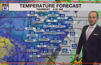 Cold fronts to bring gusty winds and freezing weather to New Mexico