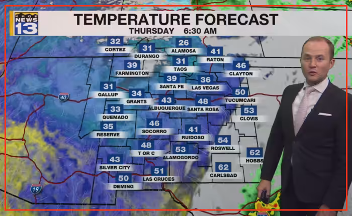 Cold fronts to bring gusty winds and freezing weather to New Mexico