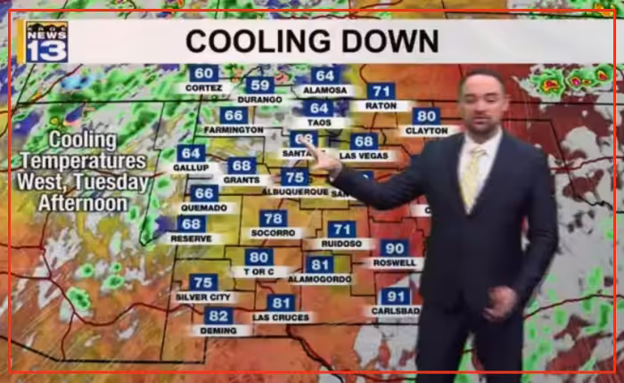 Cooler temperatures and calm conditions move into New Mexico this week