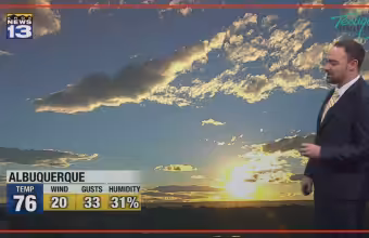 Cooler temperatures move across New Mexico through the week
