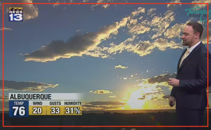 Cooler temperatures move across New Mexico through the week