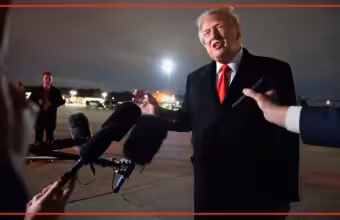Donald Trump urges John Fetterman to switch parties at Joint Base Andrews