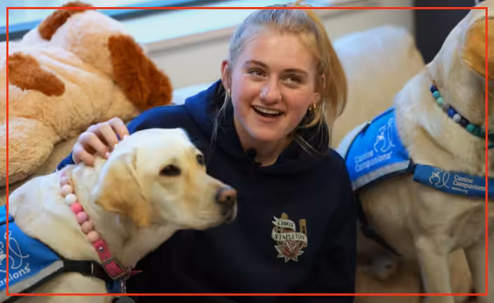 Therapy dogs support students after school shooting in Evergreen