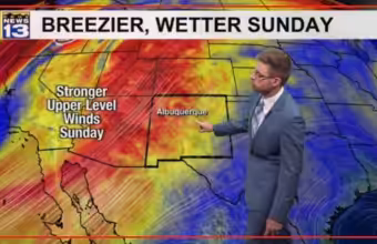 Winds pick up as rain and storms approach Albuquerque area